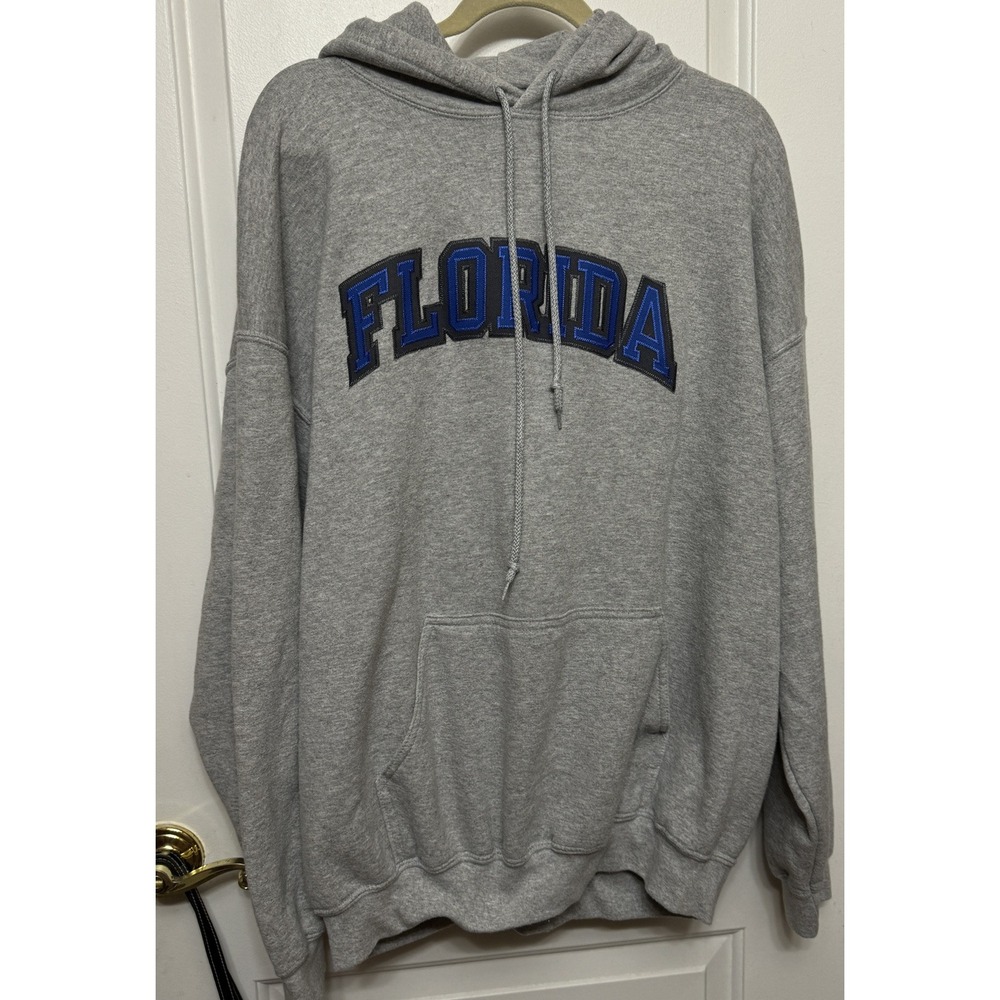 Vtg Florida Gators Hoodie Mens XL  Gray Team Starter NCAA Pullover Sweatshirt